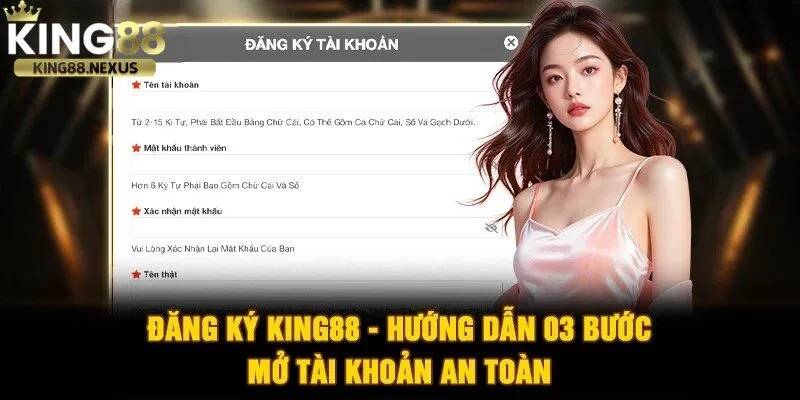 Hướng Dẫn Đăng Ký king88 - Tạo Tài Khoản Nhanh Chóng Nhận 88K Khuyến Mãi Hướng dẫn đăng ký king88 cho người mới chỉ với vài bước đơn giản